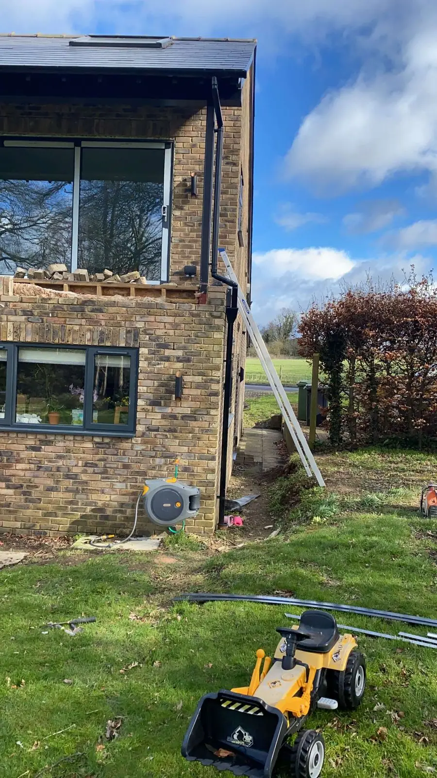 Rear extension seen from the garden